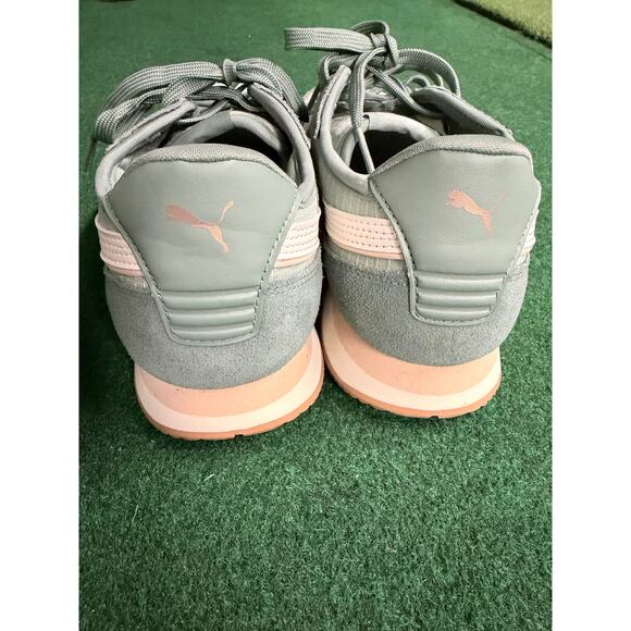 PUMA Women's Green Sr. Siege Leo Running Sneaker - Picture 6 of 7